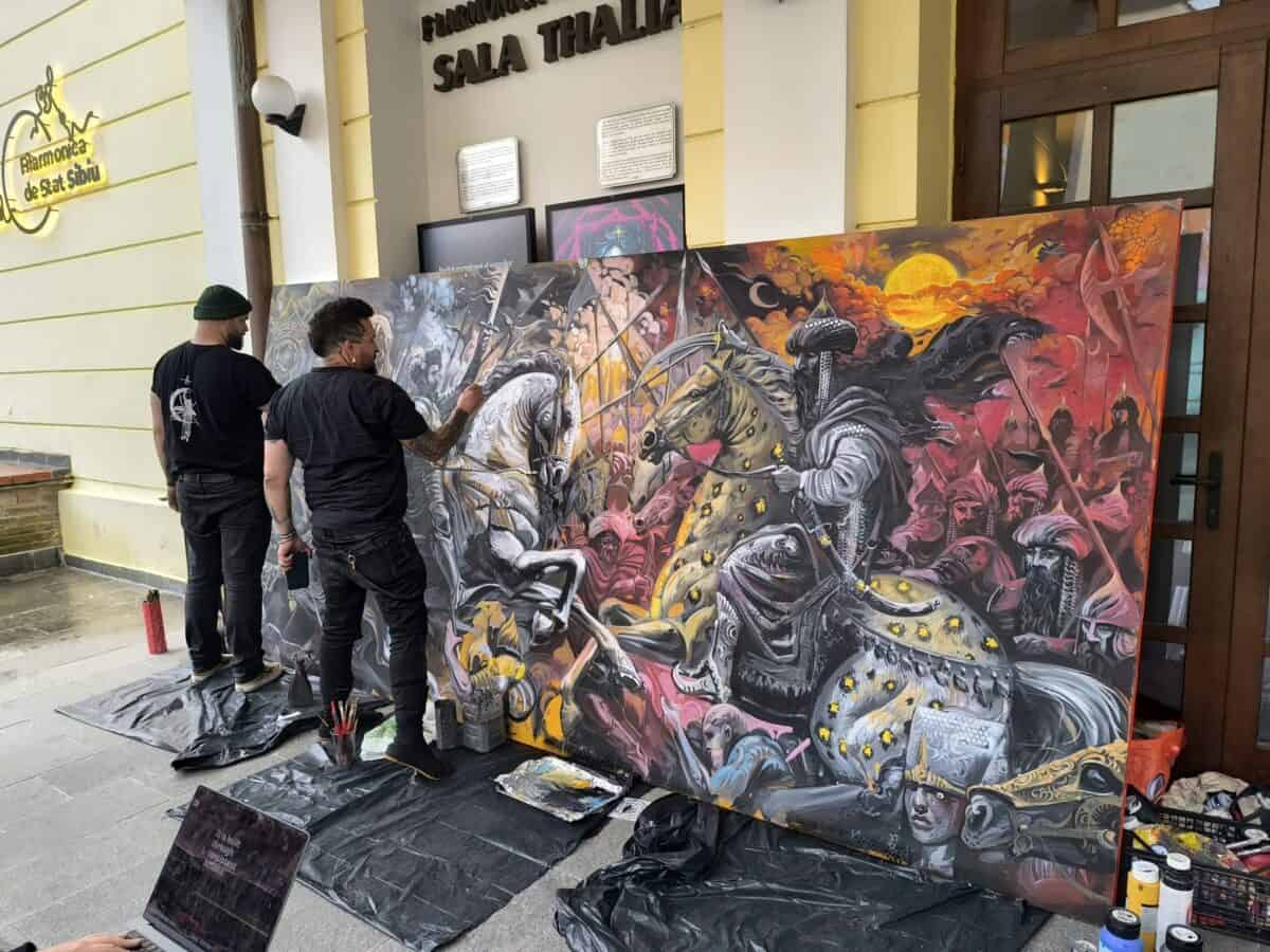 Beni Lucian obține premiul Best Tattoo of the Show la Expoziția de Tatuaje Transilvania în Sibiu, cu trofeu creat de bijutierul Simone El.