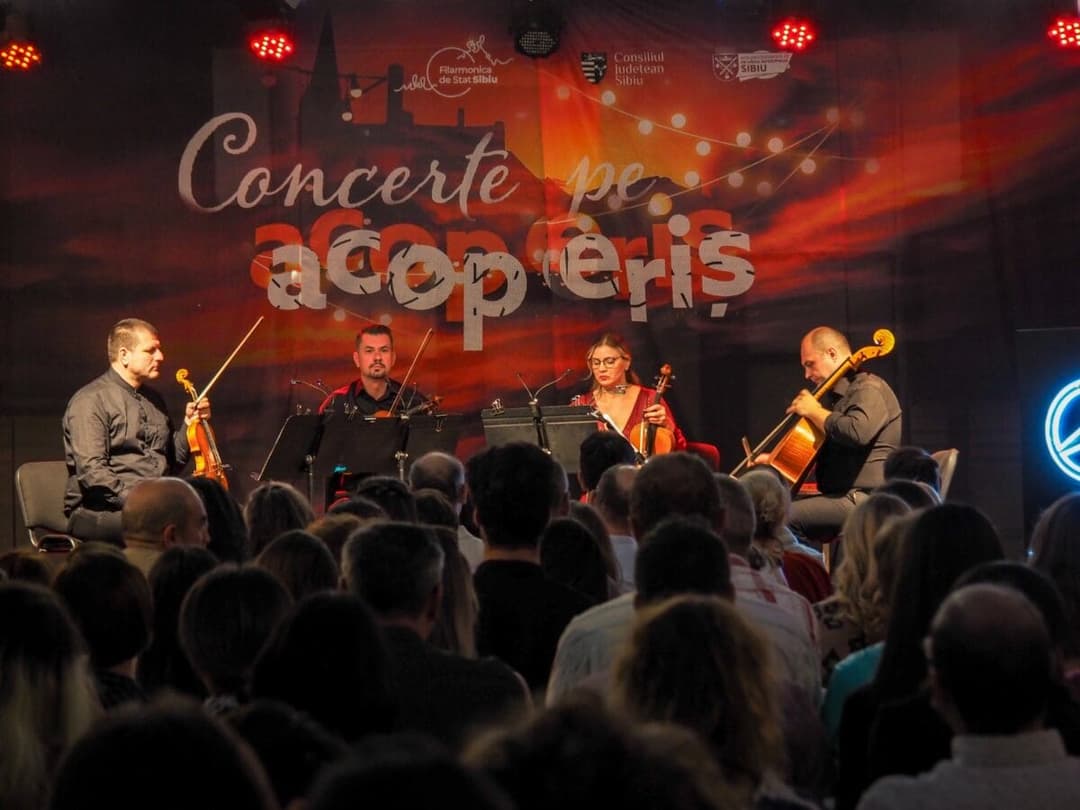 Concert Exclusivist pe Acoperiș cu Cvartetul Avantgarde la Sibiu, 6 august