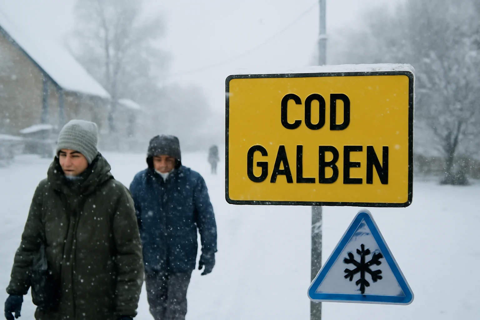 Avertizare meteo de ninsori și viscol pentru județul Sibiu, emisă la 18 februarie
