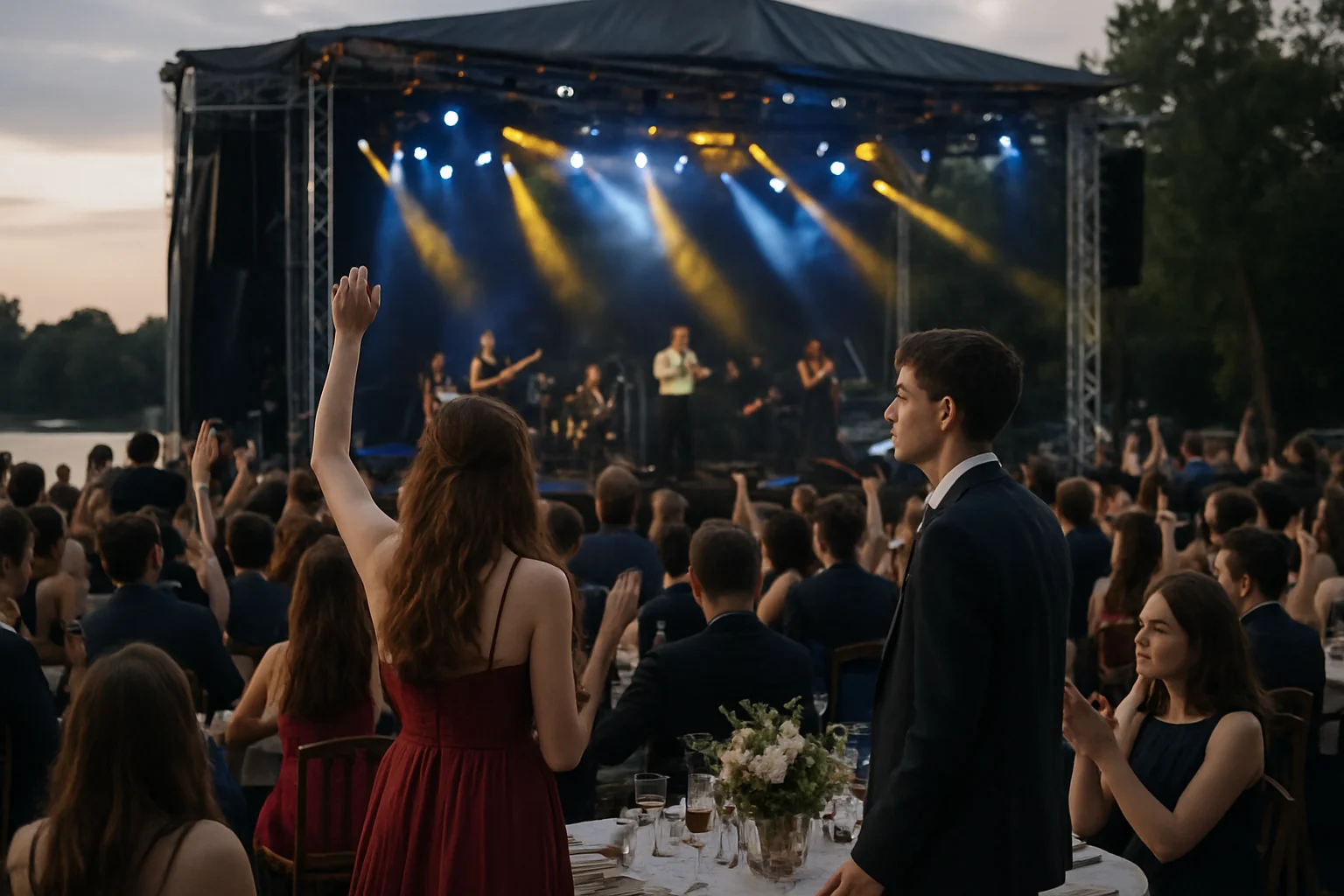 Banchet inedit la Sibiu: Absolvenții Gheorghe Lazăr au avut o petrecere de festival
