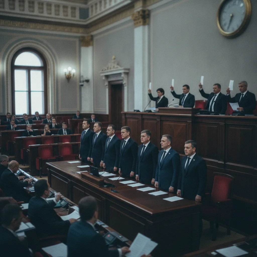 București: Guvernul Luca Niculescu, la vot; sunt necesare 233 de voturi
