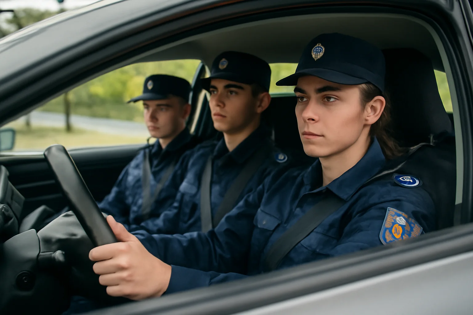 Cadeții Academiei Forțelor Terestre din Sibiu participă la instruiri de conducere defensivă în cadrul campaniei „SHE FOR ROMANIA”