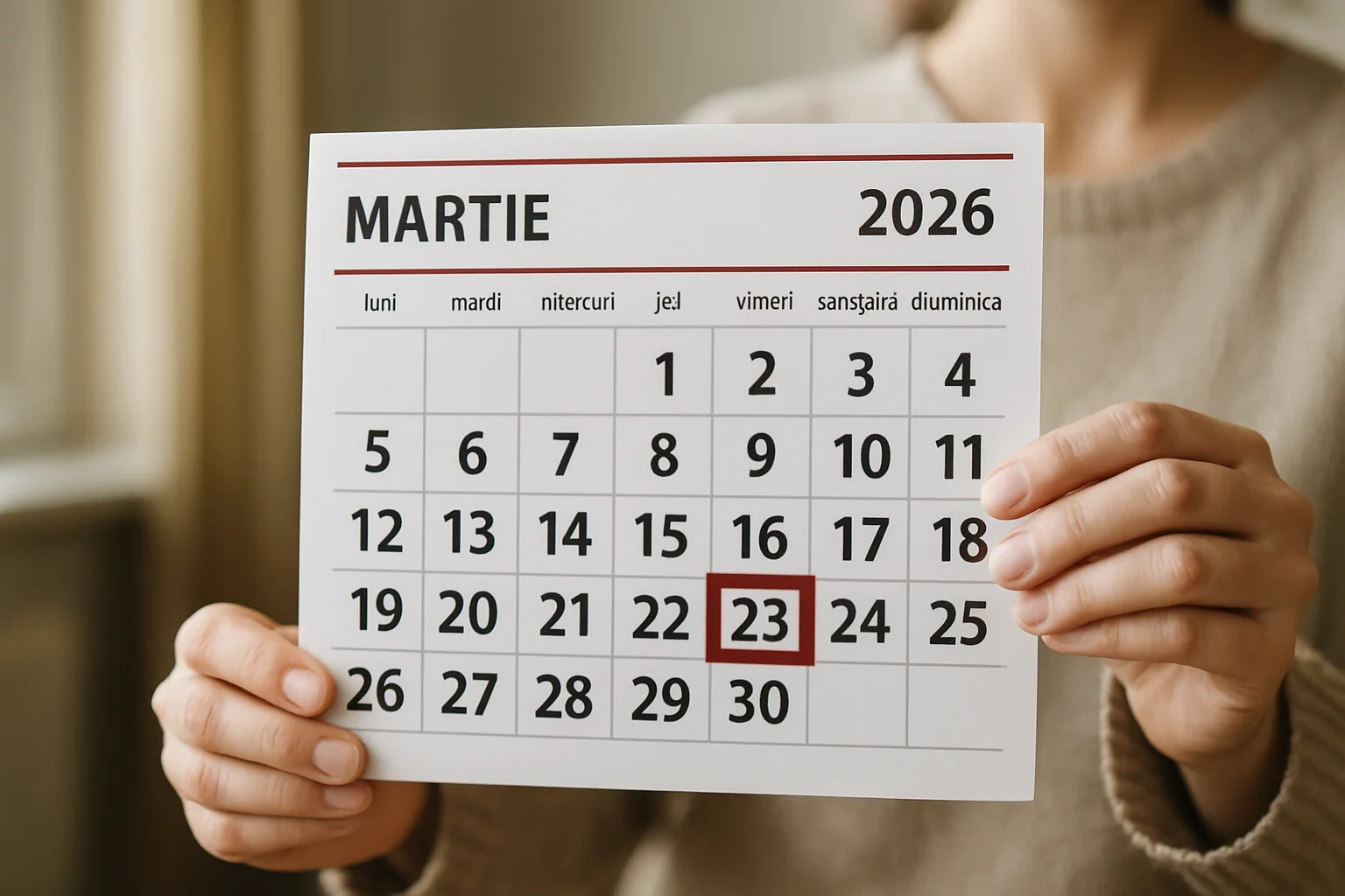 Calendar ortodox – 2026-03-23