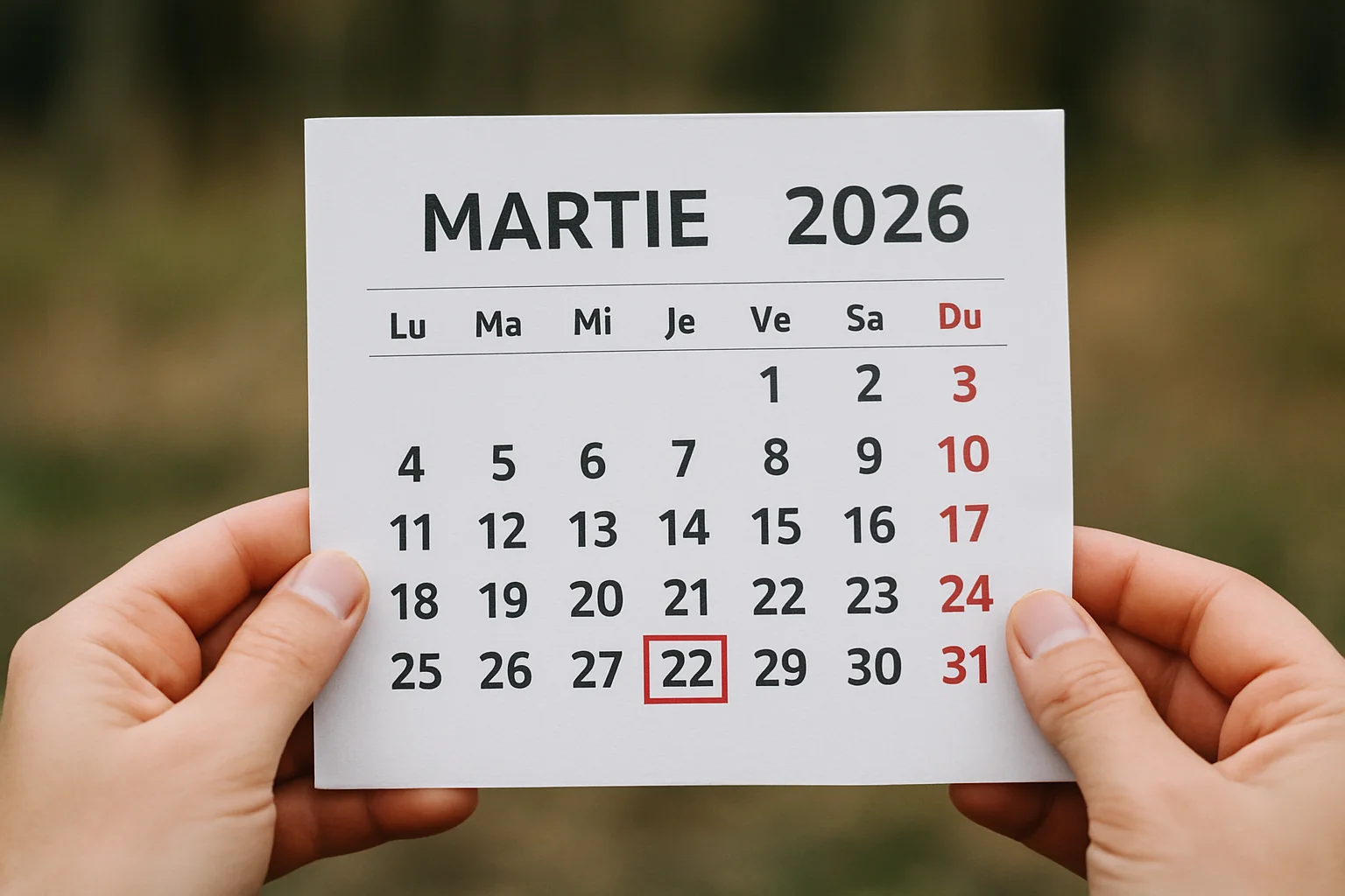 Calendar ortodox – 22 martie 2026