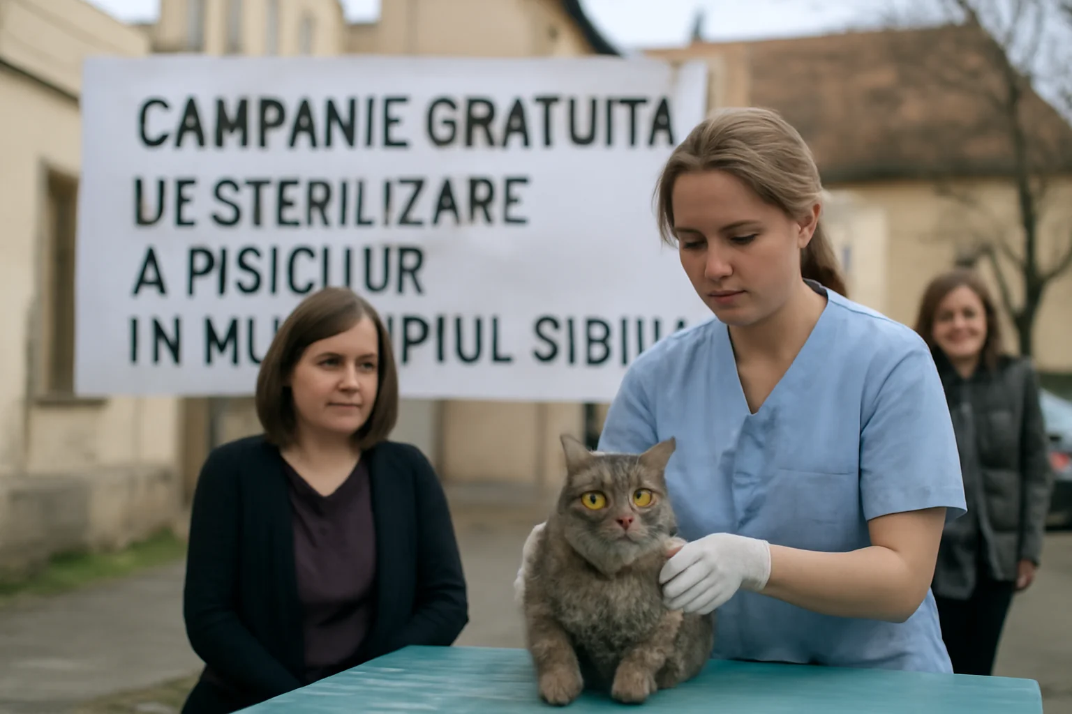 Campanie gratuită de sterilizare a pisicilor demarată la Sibiu pentru luna februarie