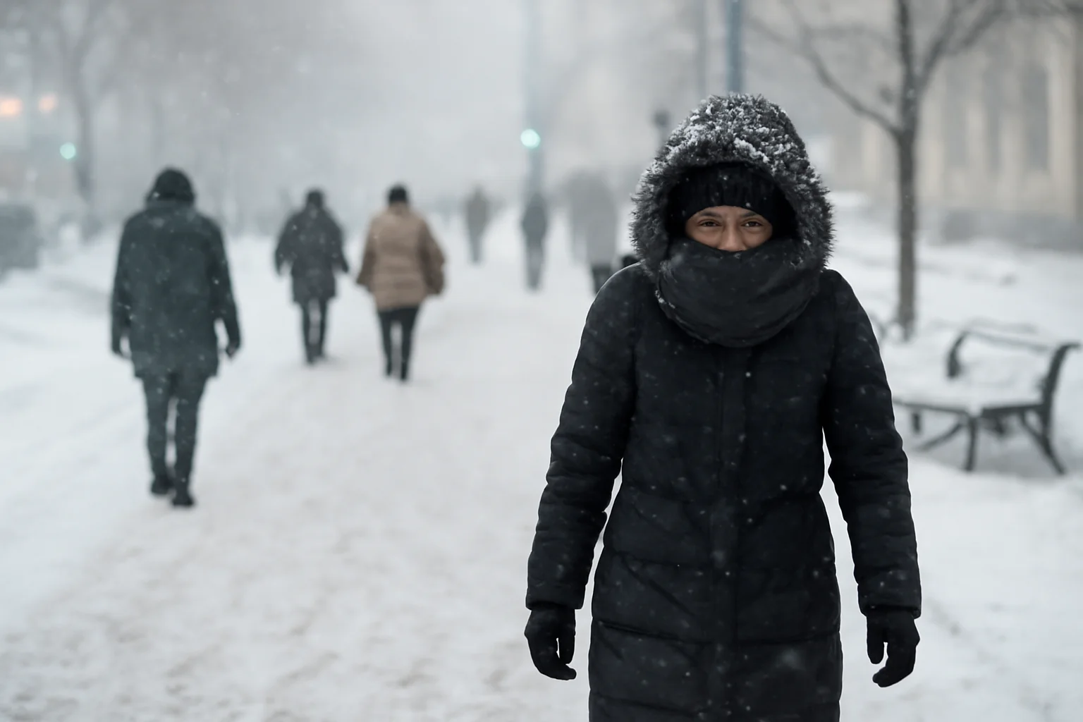 Cod galben de ger și viscol la Sibiu, cu minime prognozate până la -18°C