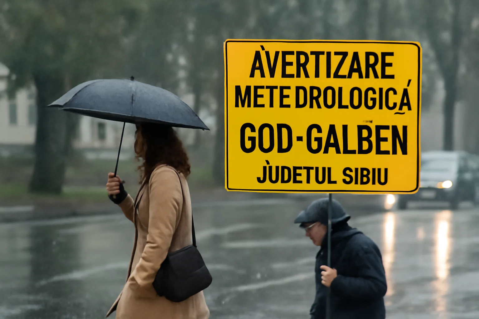 Cod galben de vreme severă în Sibiu: avertizare meteo emisă pentru județ