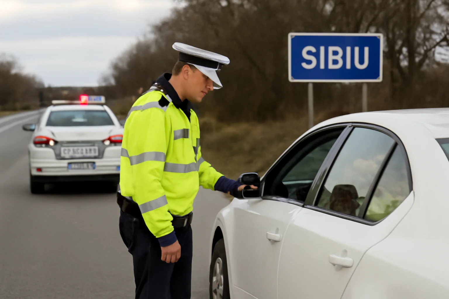 Controale rutiere extinse pe DN1, în județul Sibiu, pentru verificarea mașinilor
