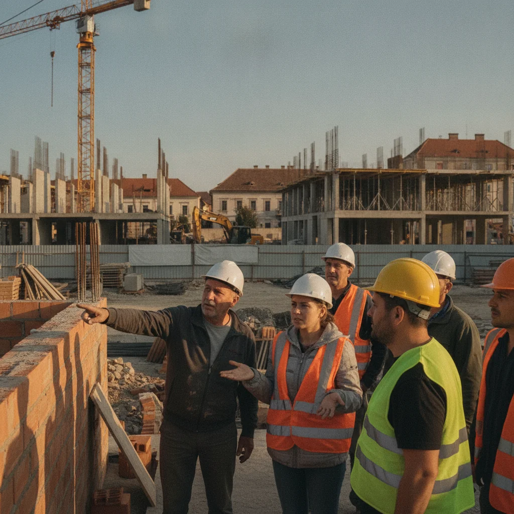 Criza forței de muncă în construcții afectează Sibiu: firmele nu mai declară posturi