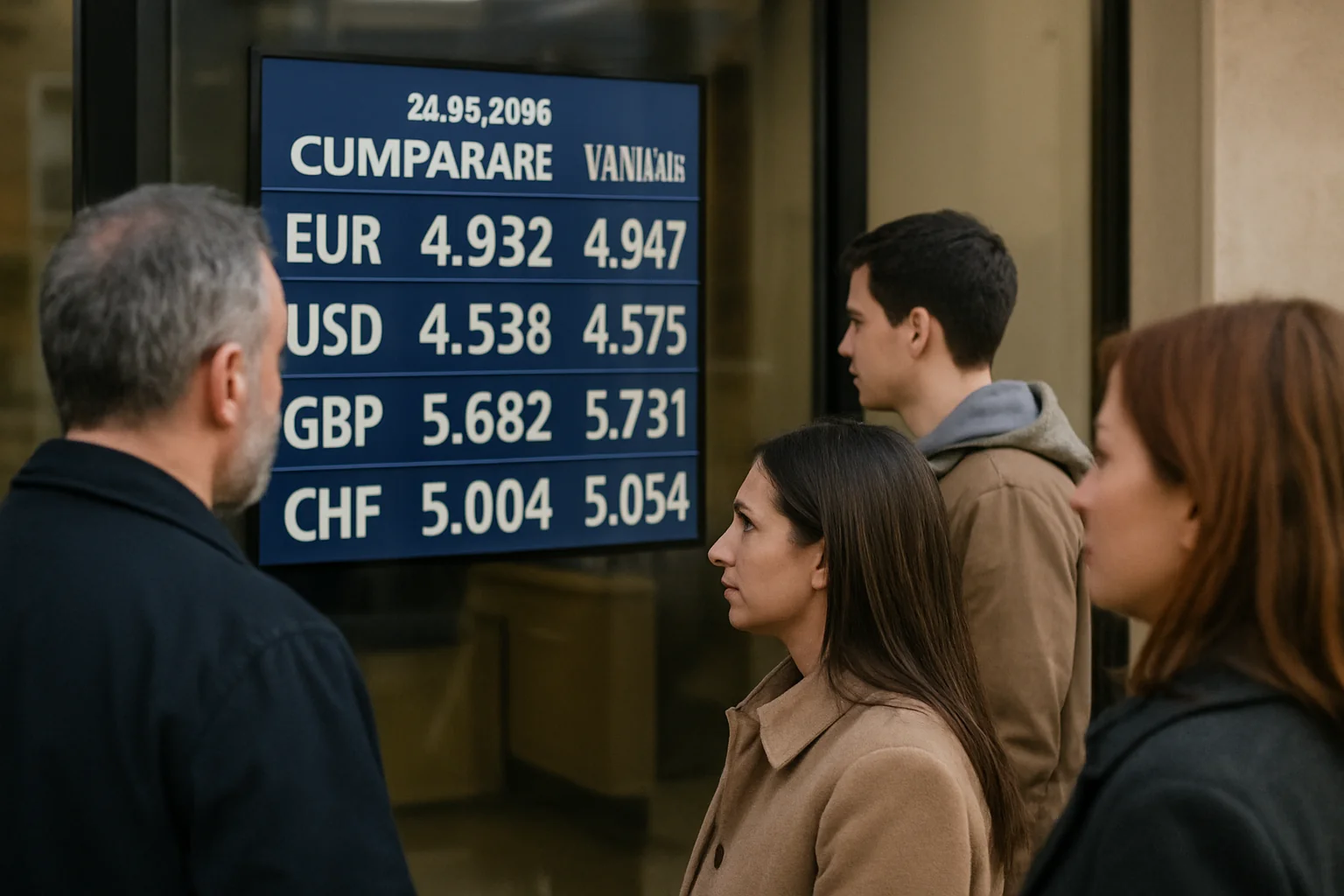 Curs valutar azi (BNR) – 2026-03-24
