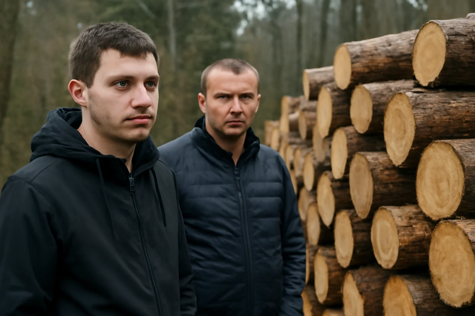Doi tineri din Brateiu, cercetați la Sibiu pentru furt de material lemnos din fondul forestier Buzd