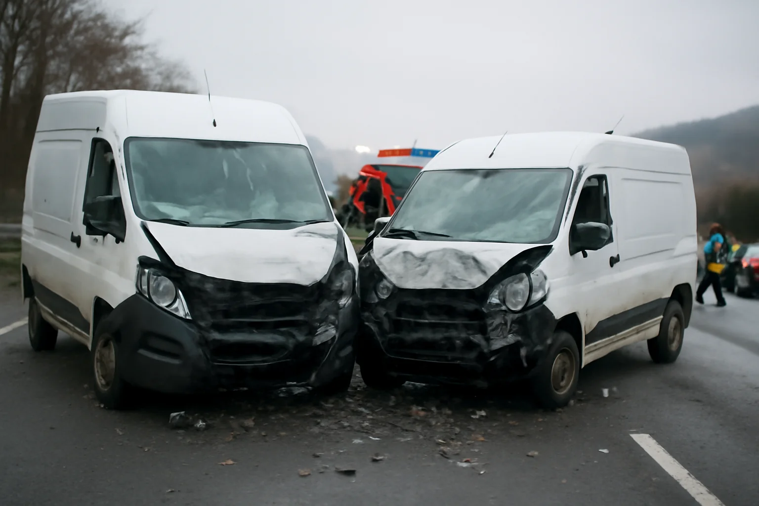 Două microbuze implicate într-un accident pe A1 la Săliște, în județul Sibiu: activat Planul Roșu