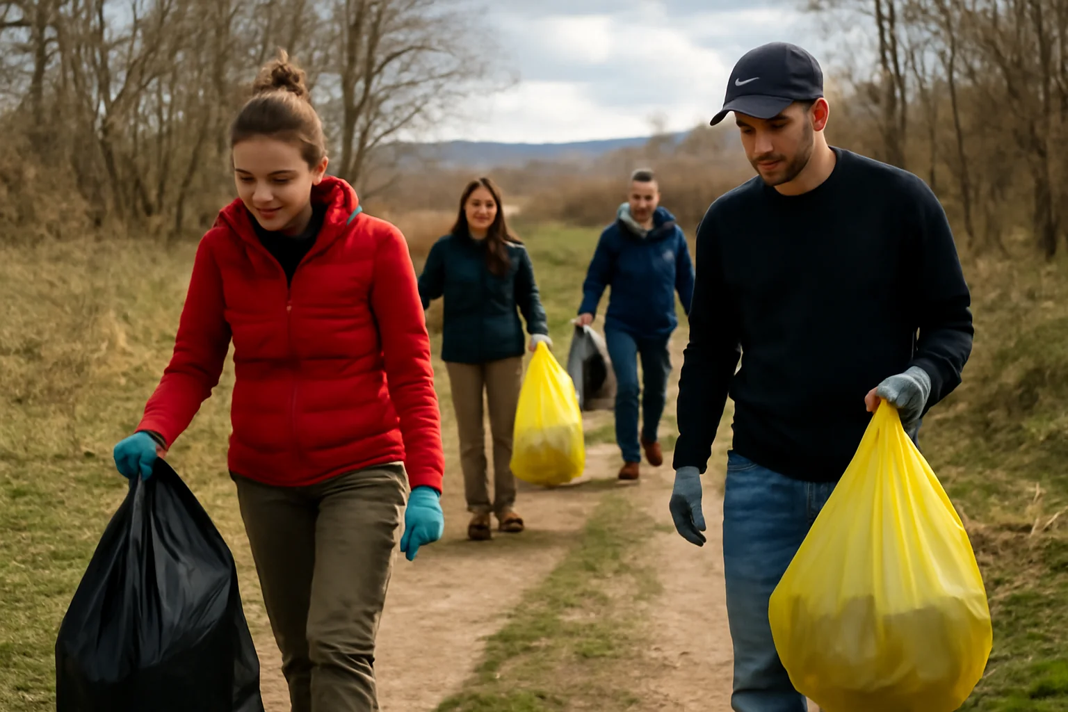Ecologizare pe traseul Via Transilvanica în Moșna
