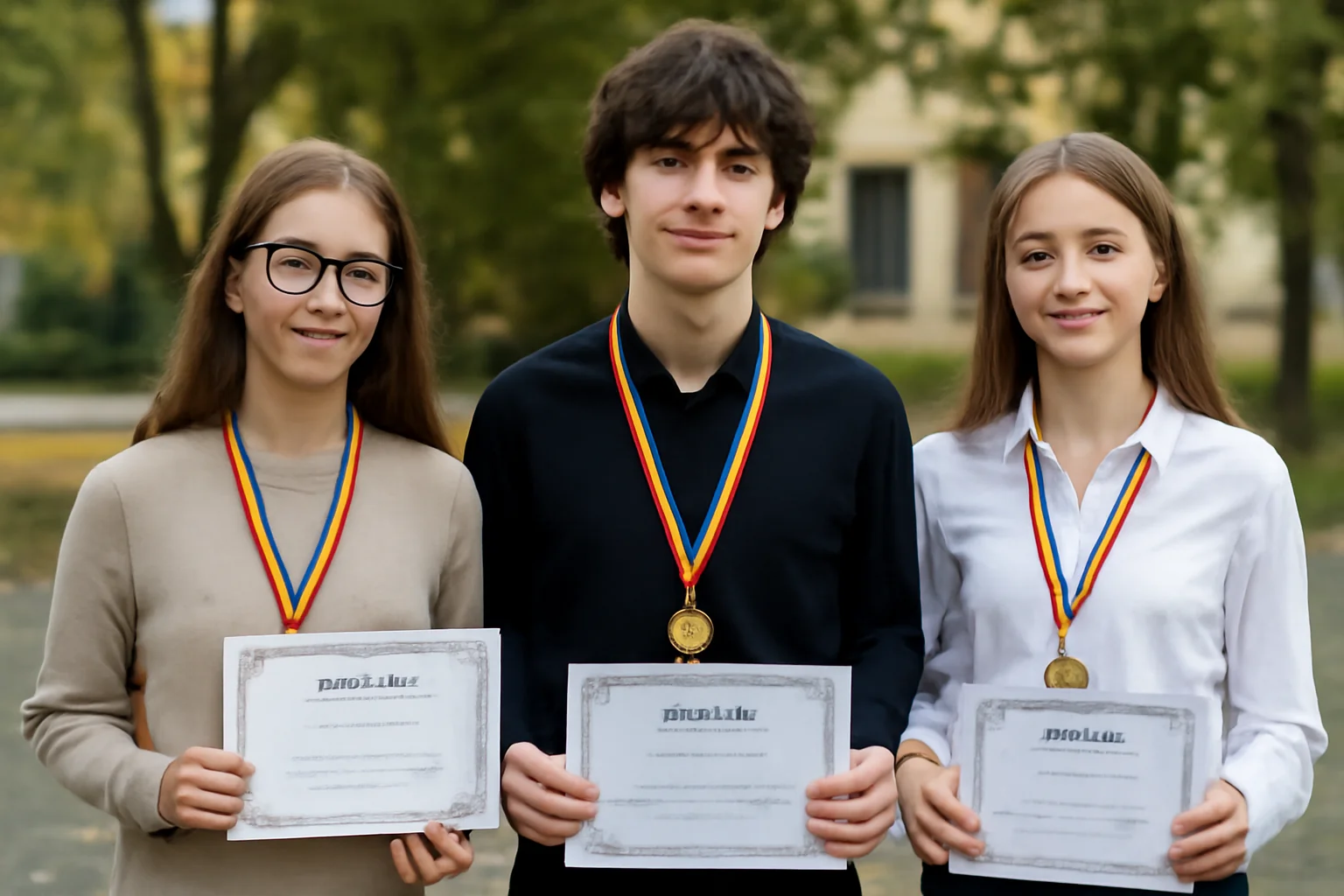 Elevi din Sibiu, premiați la Râmnicu Vâlcea la faza națională a concursului „La Școala cu Ceas”