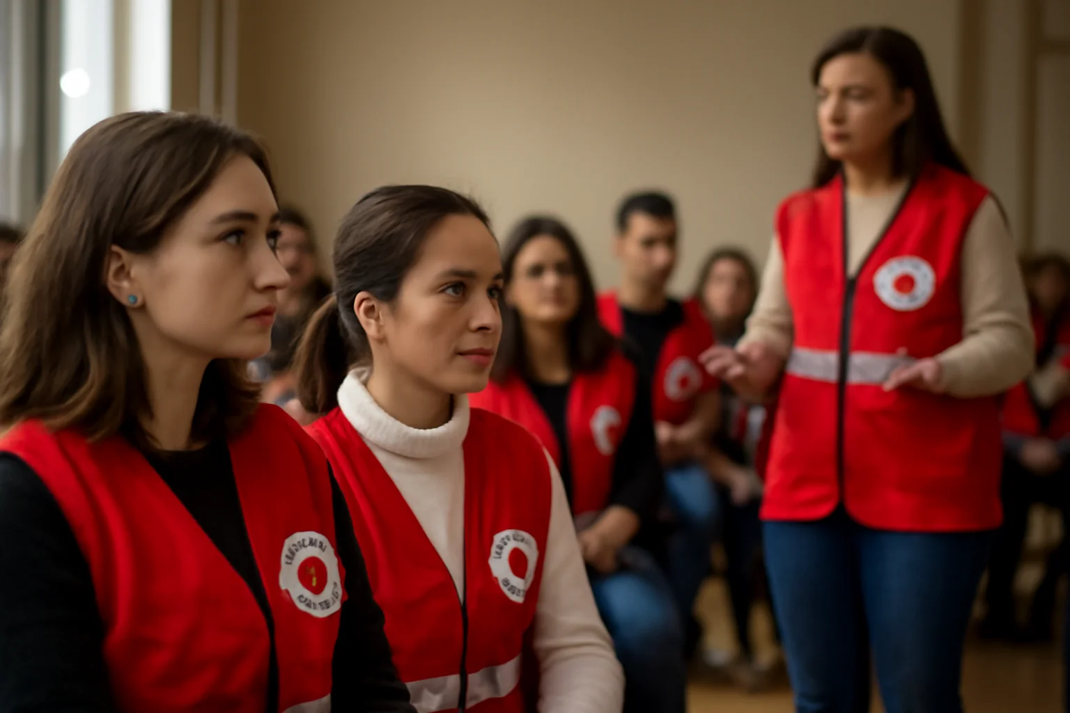 Empatia la Sibiu: 70 de voluntari instruiți de Crucea Roșie