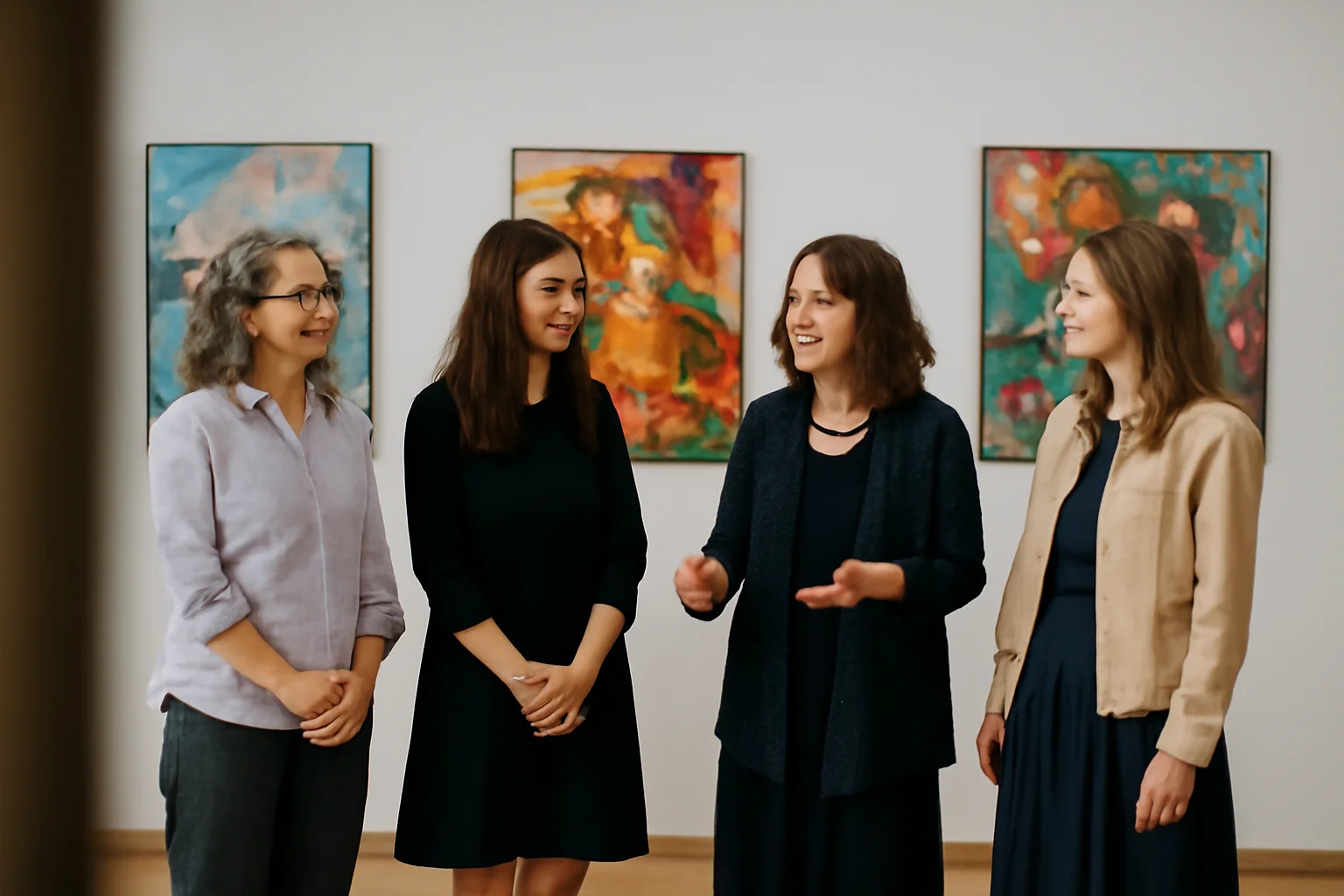 Expoziție de creații plastice semnate de artiste sibience și colaboratoarele lor, deschisă la Galeria UAP