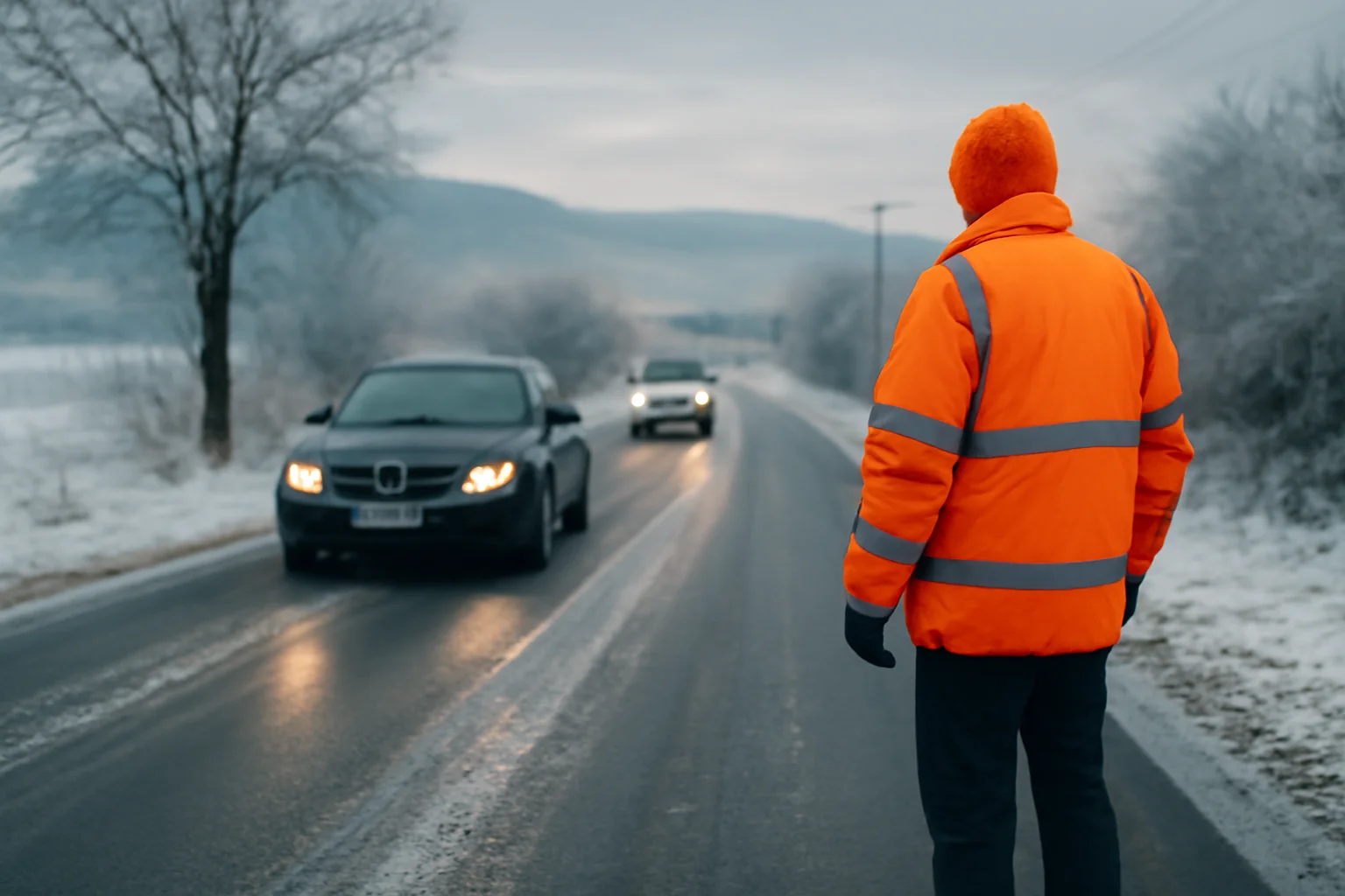 Ger persistent în Sibiu: atenționare pentru șoferi valabilă până pe 21 ianuarie
