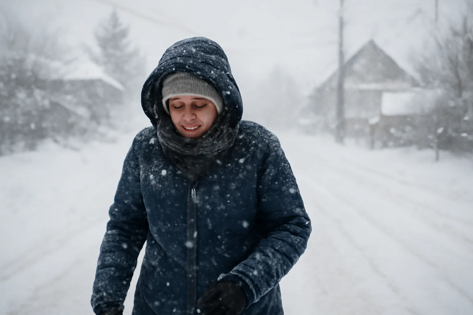 Ger persistent la Sibiu: prognoză ANM cu ninsori viscolite și minime de până la -18°C