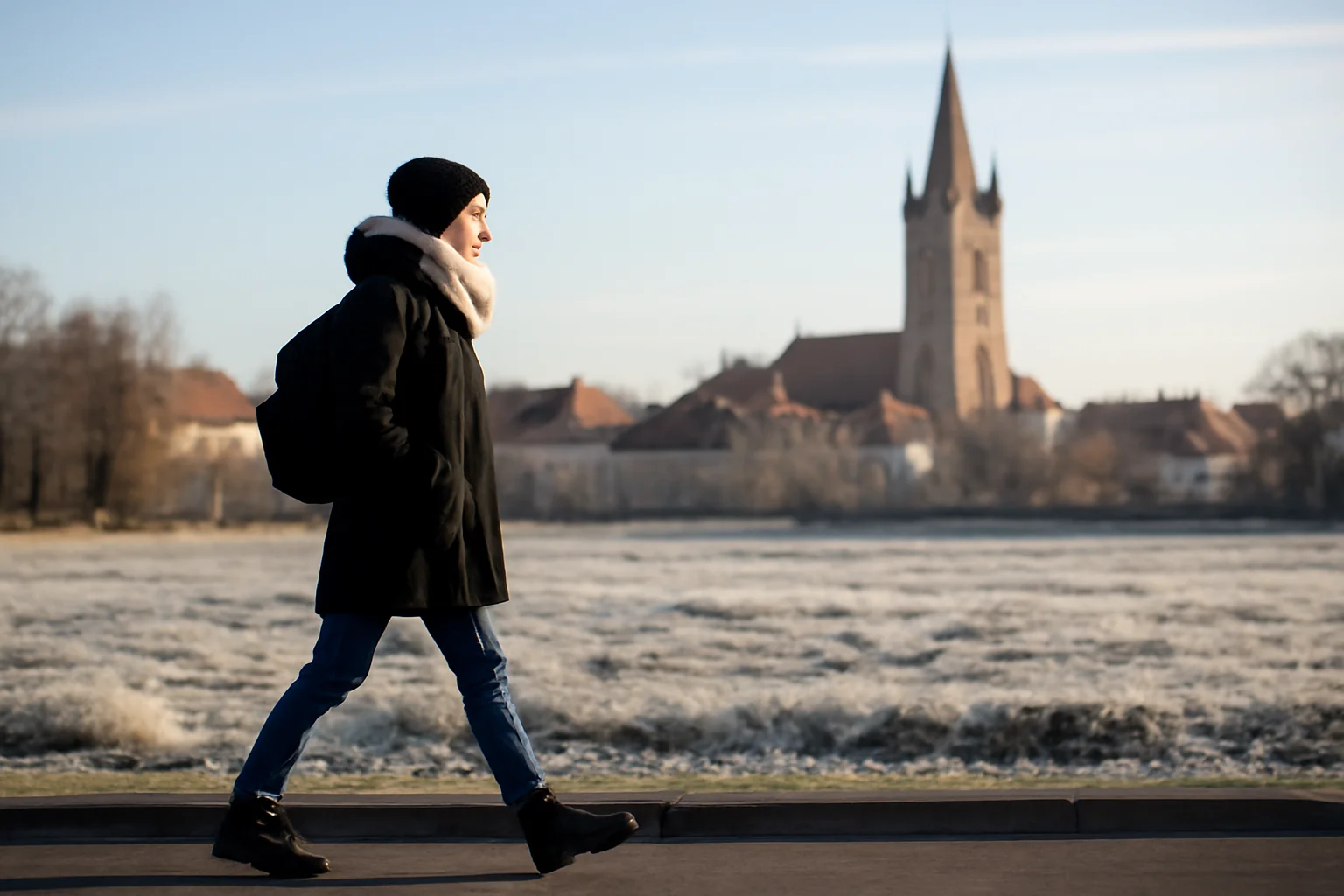 Ger puternic urmat de încălzire treptată la Sibiu, potrivit prognozei locale