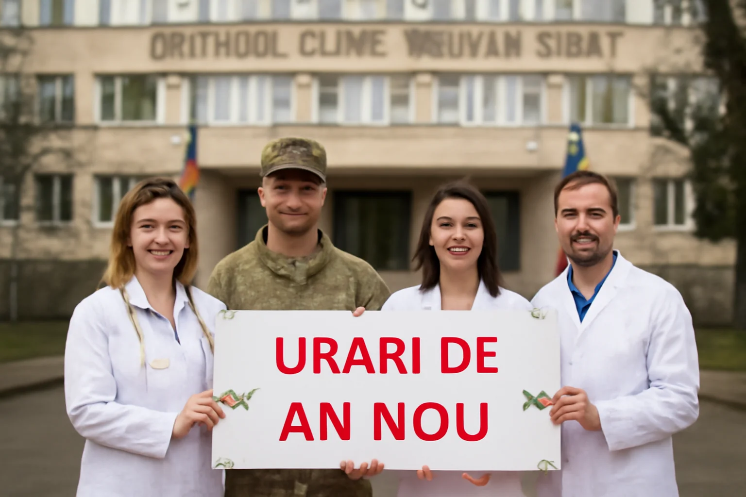 Mesaj de An Nou de la Spitalul Clinic Militar Sibiu pentru pacienți și cadre medicale