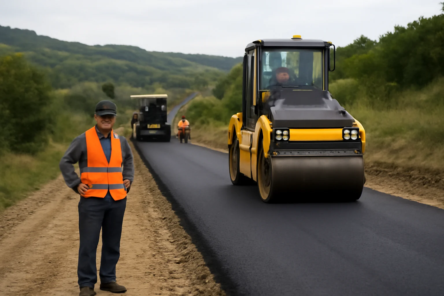 Modernizarea DJ 106 G: Șantier de 13 kilometri pe Valea Secașelor