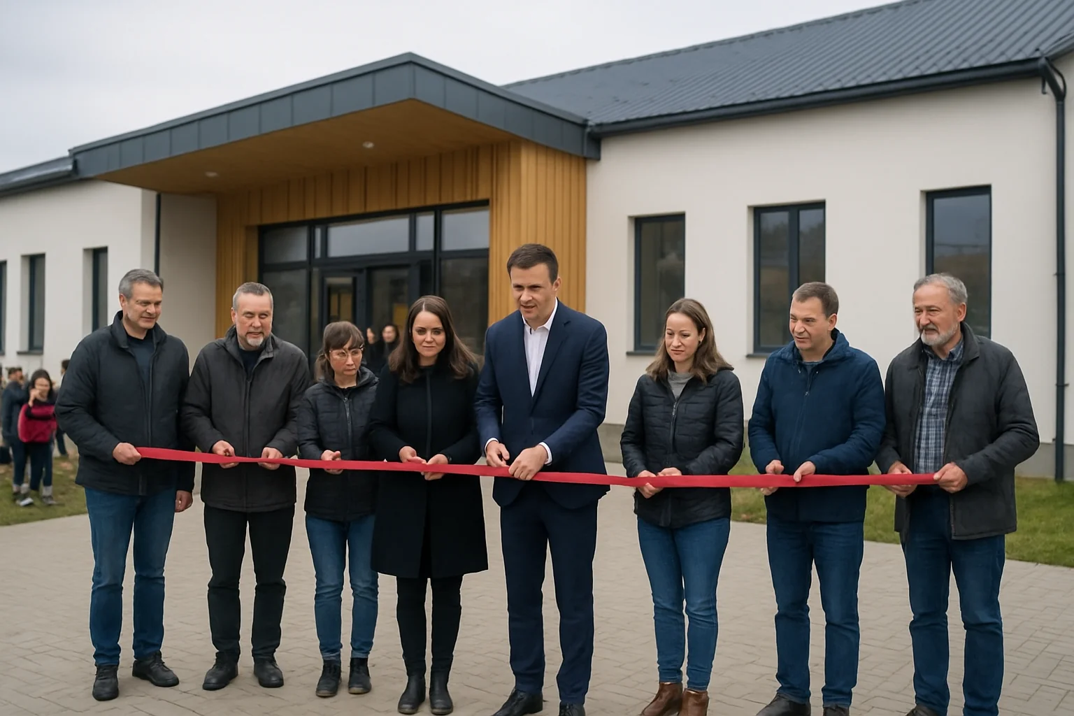 Nouă clădire sportivă pentru tineri, inaugurată în comună