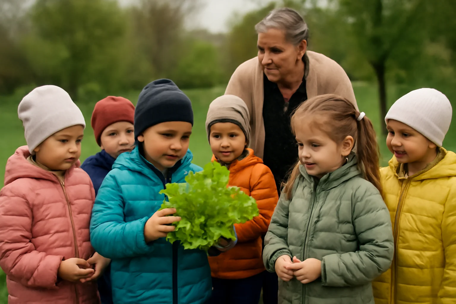 o lecție care a hrănit sufletele micuților