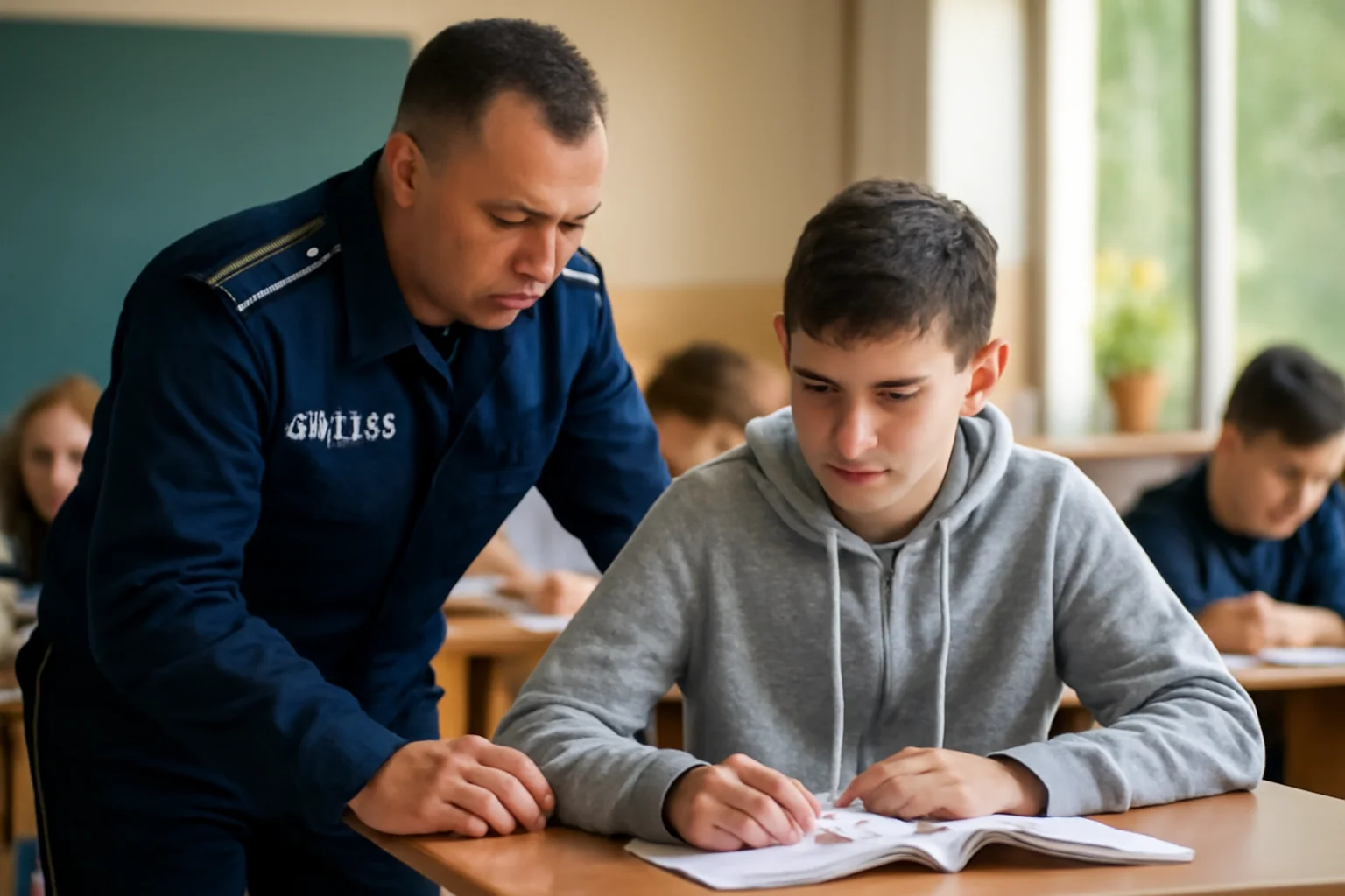 Polițiștii sibieni desfășoară acțiuni în școli locale