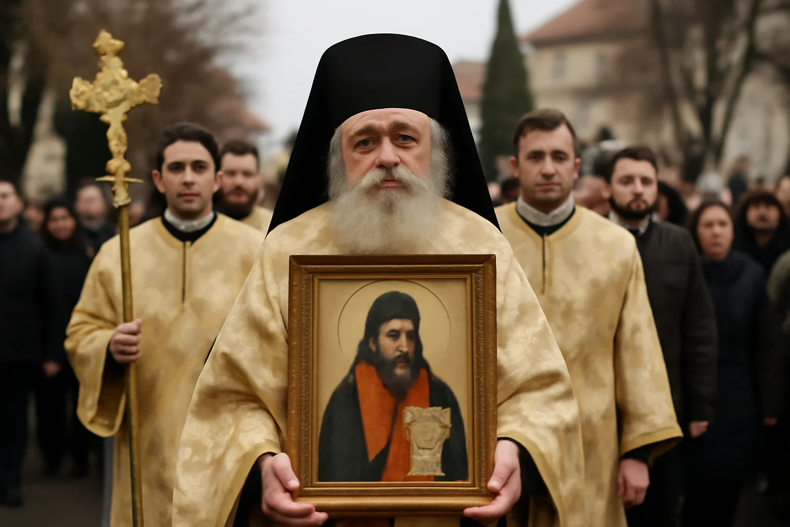 Procesiune în cinstea Sfântului Andrei Șaguna, mitropolitul ce a susținut cultura și educația românească în Transilvania