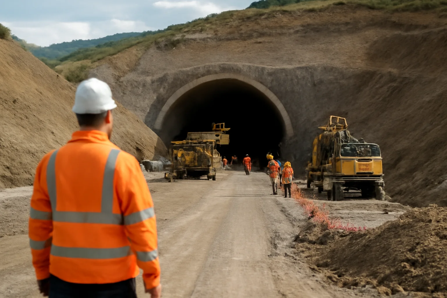 Progrese la tunelul Robești pe A1 Sibiu-Pitești și începerea construcției celui mai lung tunel de pe autostradă
