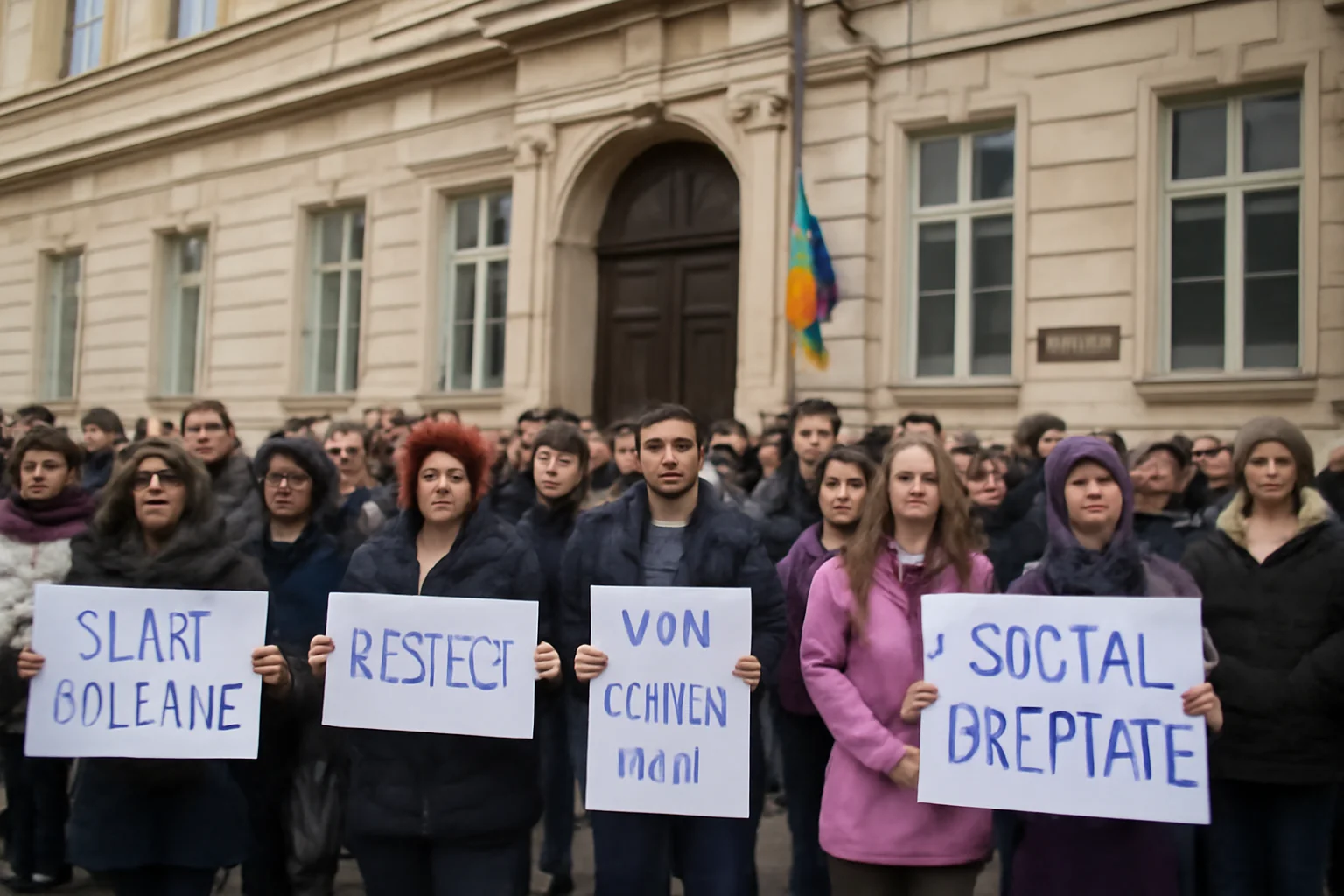 Protest al profesorilor ULBS anunțat la Sibiu în fața Prefecturii, pe 13 februarie