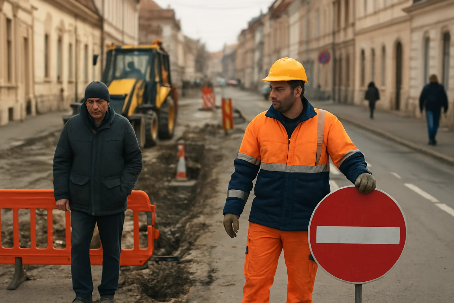 Restricții de trafic în Sibiu: lucrări la utilități pe mai multe străzi