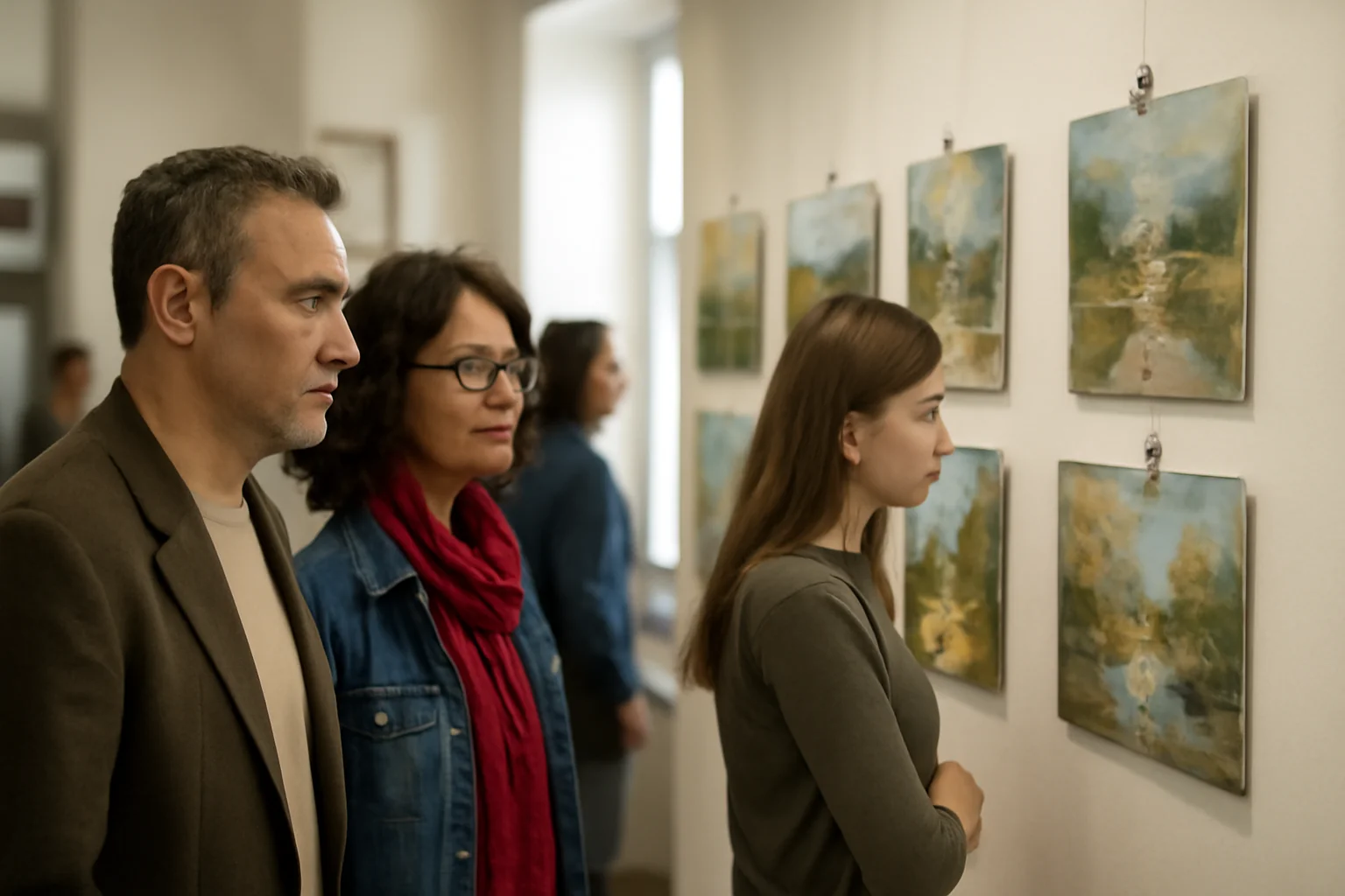 Salonul de primăvară la Cisnădioara: expoziție deschisă până în mai