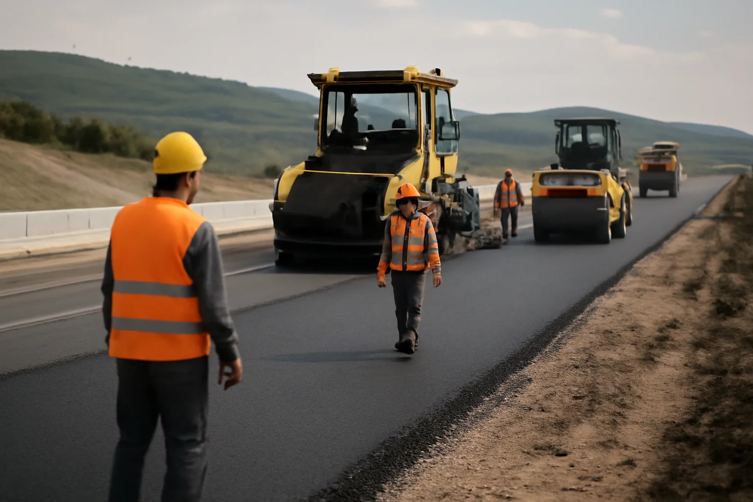 Șantierul autostrăzii Sibiu–Pitești rămâne activ pe tronsonul Boița–Cornetu, indiferent de vreme