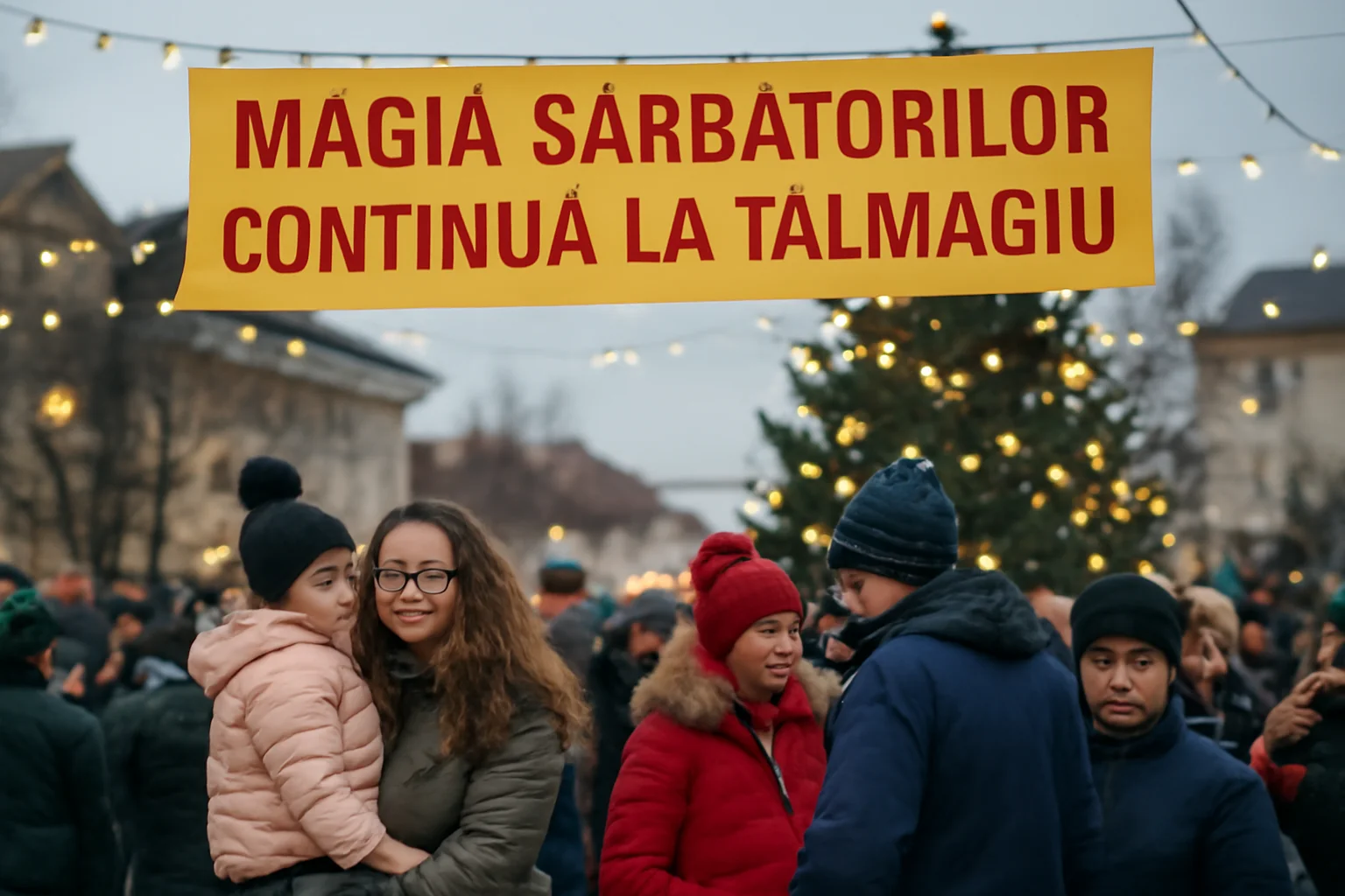 Sărbătorile de iarnă continuă la Tălmaciu, lângă Sibiu, cu un eveniment festiv de două zile