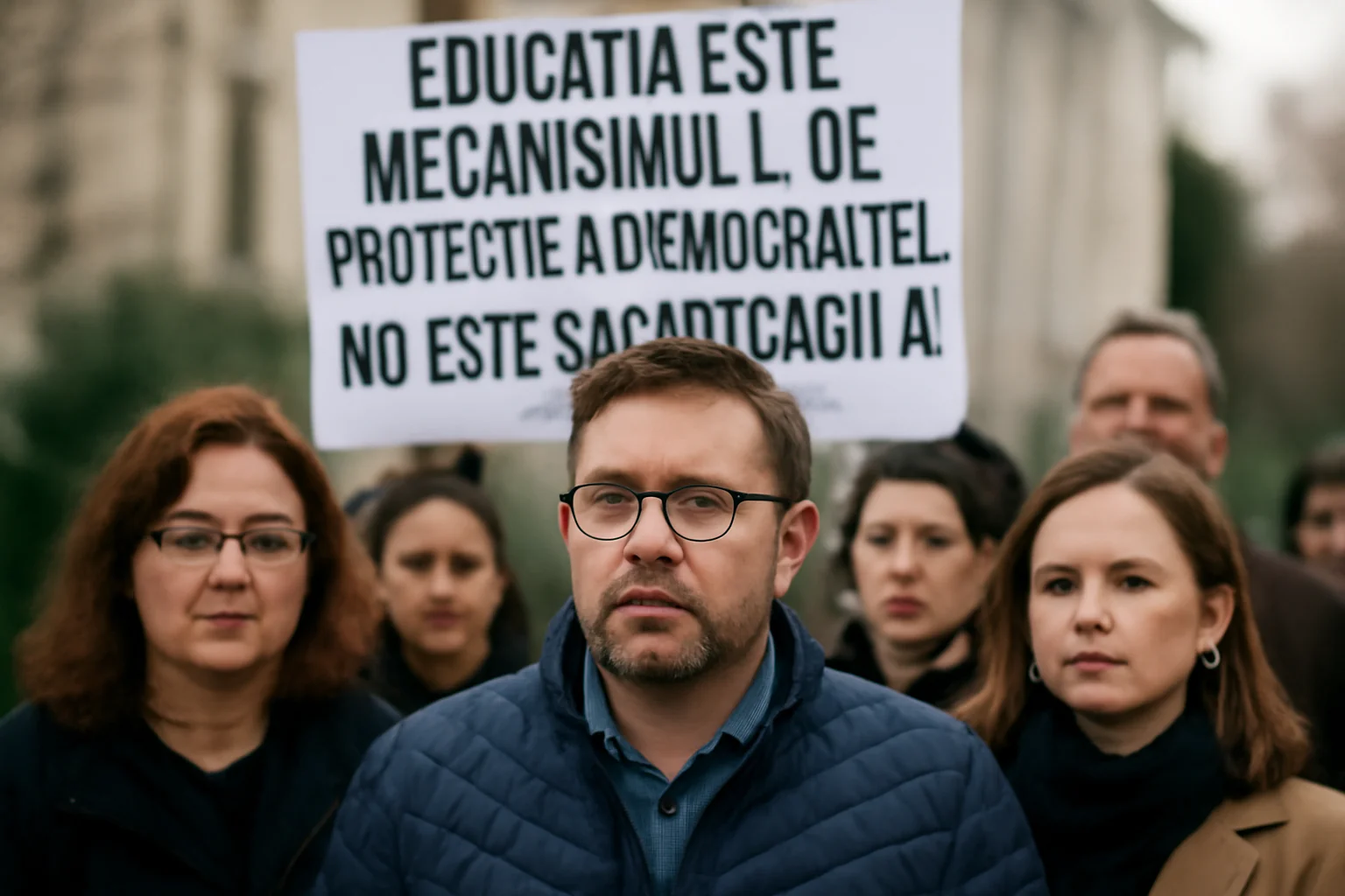 Școala apără democrația și nu poate fi sacrificată