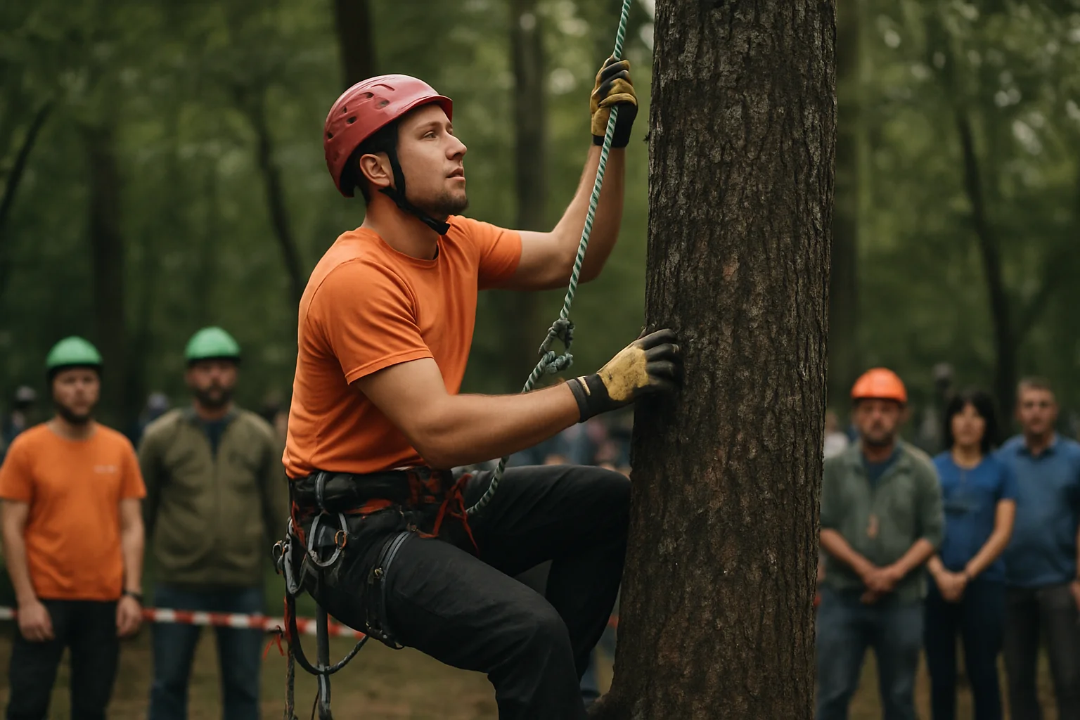 Sibiu găzduiește Campionatul Național de Cățărat în Arbori