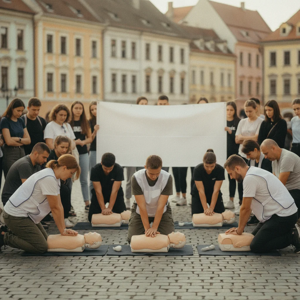 Sibiu: Maratonul Resuscitării, astăzi la Shopping City Sibiu