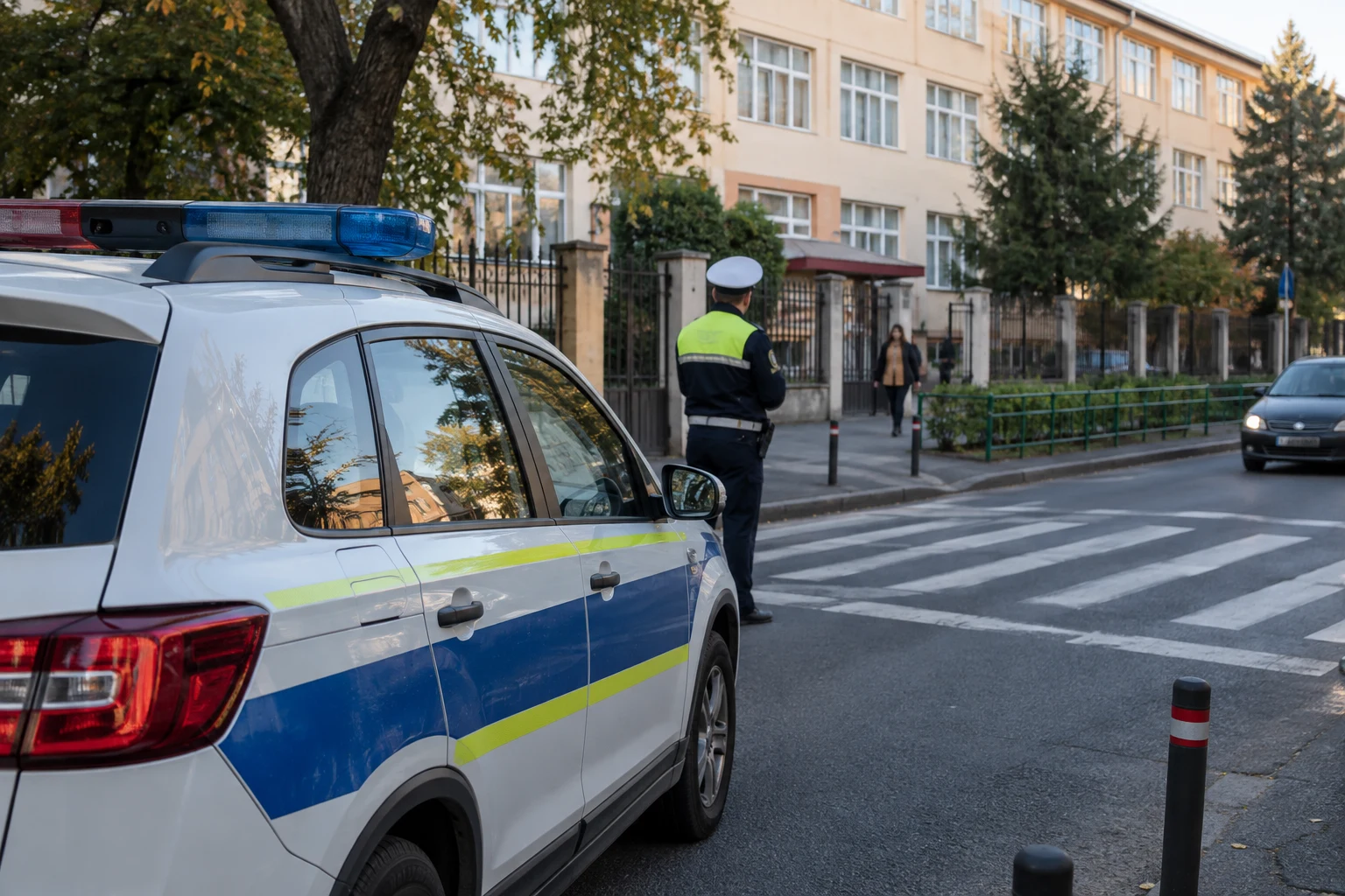 Sibiu: polițiști lângă școli pe 7 septembrie, la deschiderea anului școlar