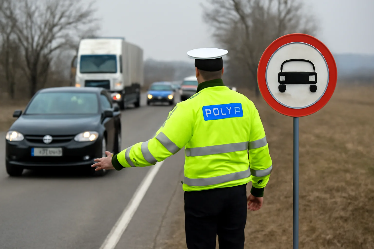 Sibiu: restricții de circulație pe DN7 la Dedulești, pe sensul spre Pitești, din 8 ianuarie