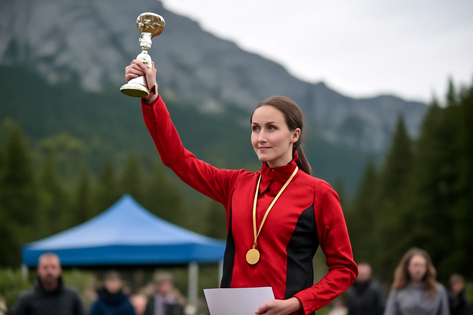 Sportiva din Sibiu Xenia Magoș urcă pe podium la Cupa Caraimanul Bușteni