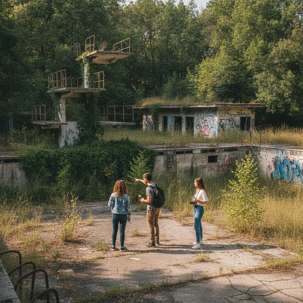 Ștrandul Tineretului din Sub Arini, construit de elevi în anii '70