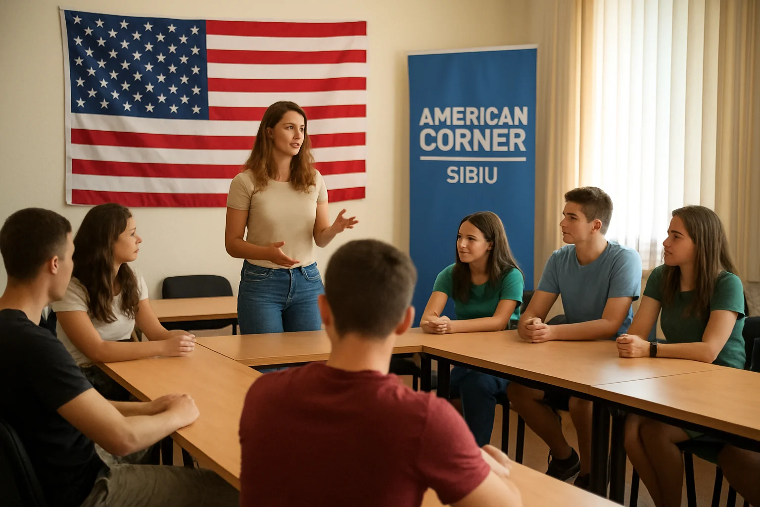 Tabără educațională gratuită la American Corner Sibiu