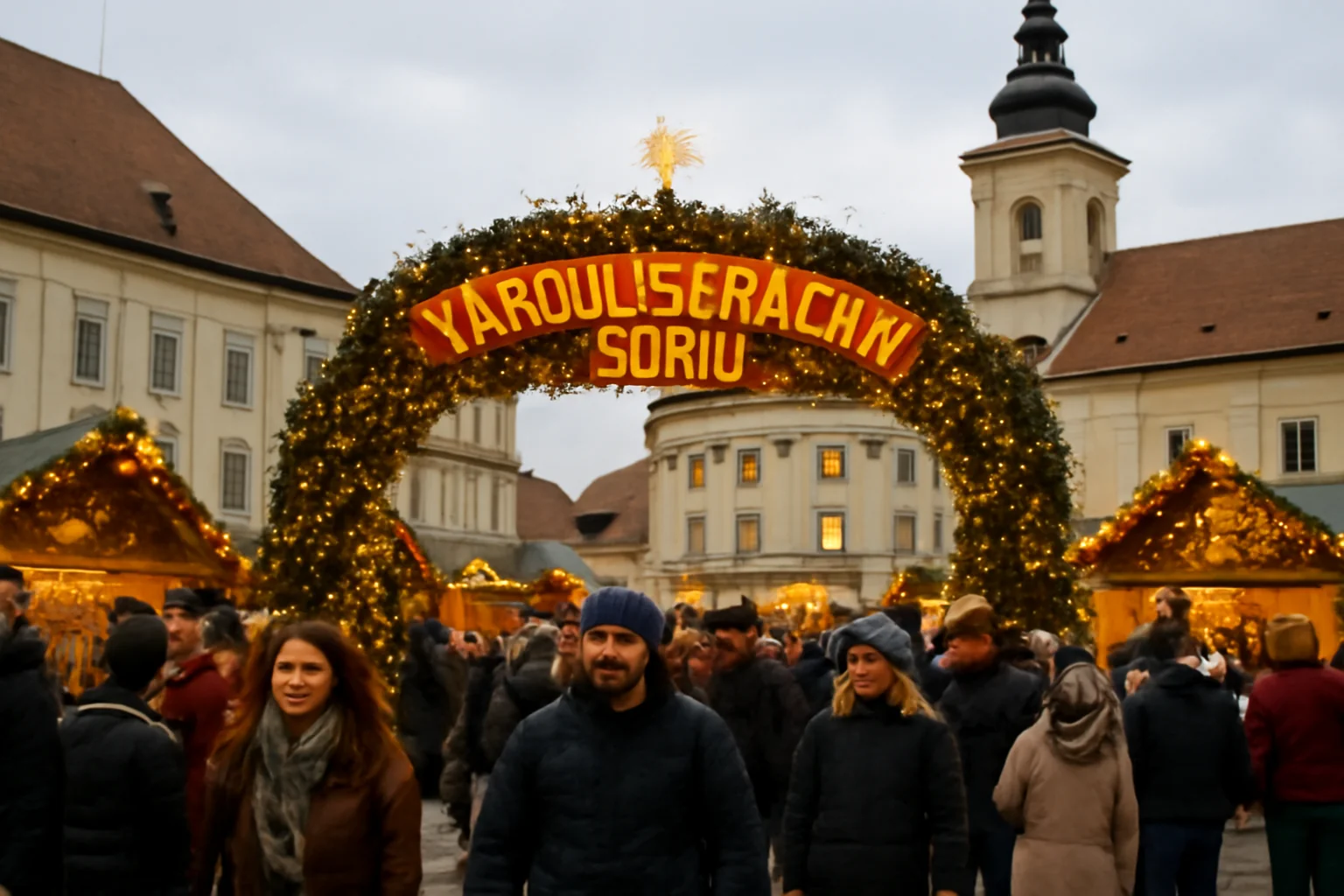 Târgul de Crăciun Sibiu 2025 s-a deschis în Piața Mare cu program zilnic până în ianuarie