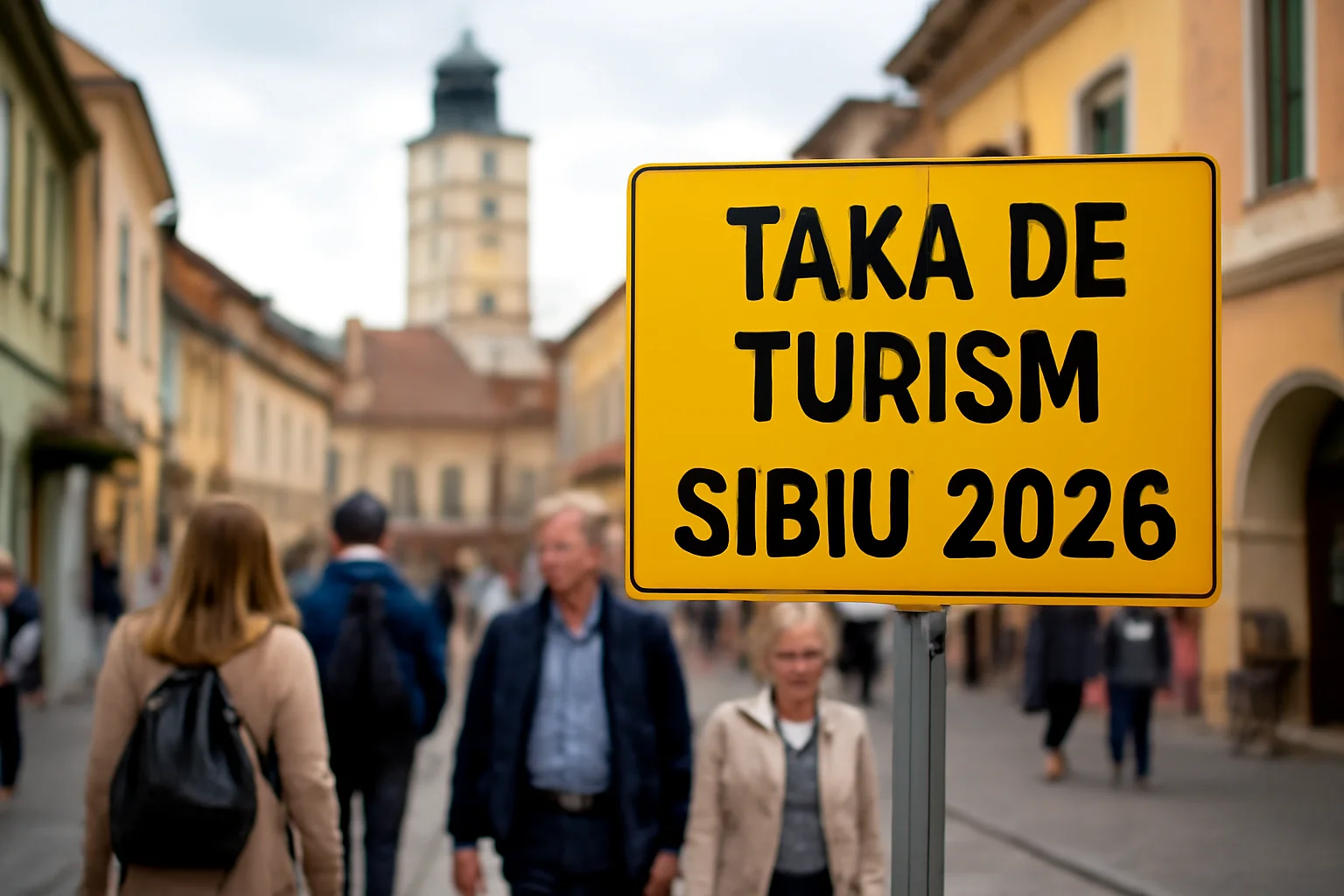 Taxă de turism la Sibiu din 2026 pentru toate unitățile de cazare din oraș