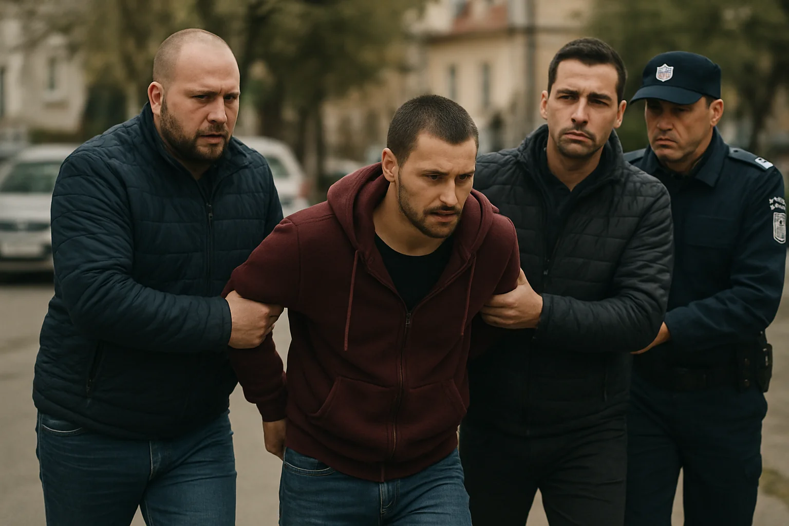 Trei bărbați din Turnu Roșu, reținuți după un incident violent