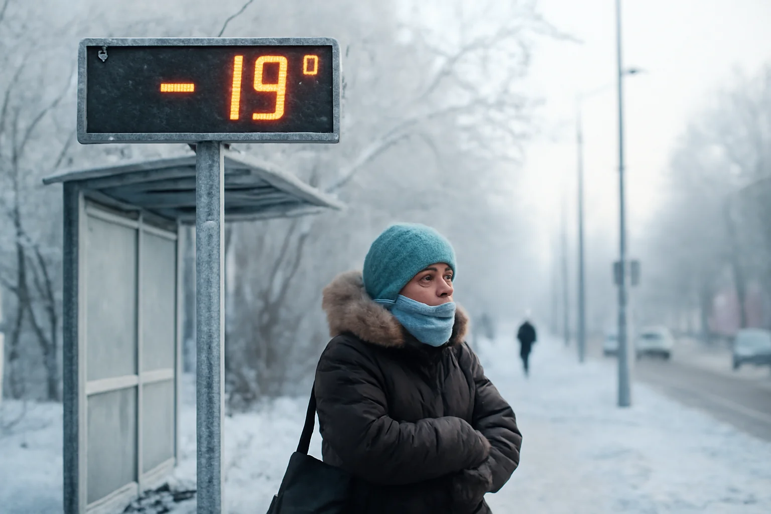 Val de frig cu temperaturi de -19°C în România, resimțit și în județul Sibiu