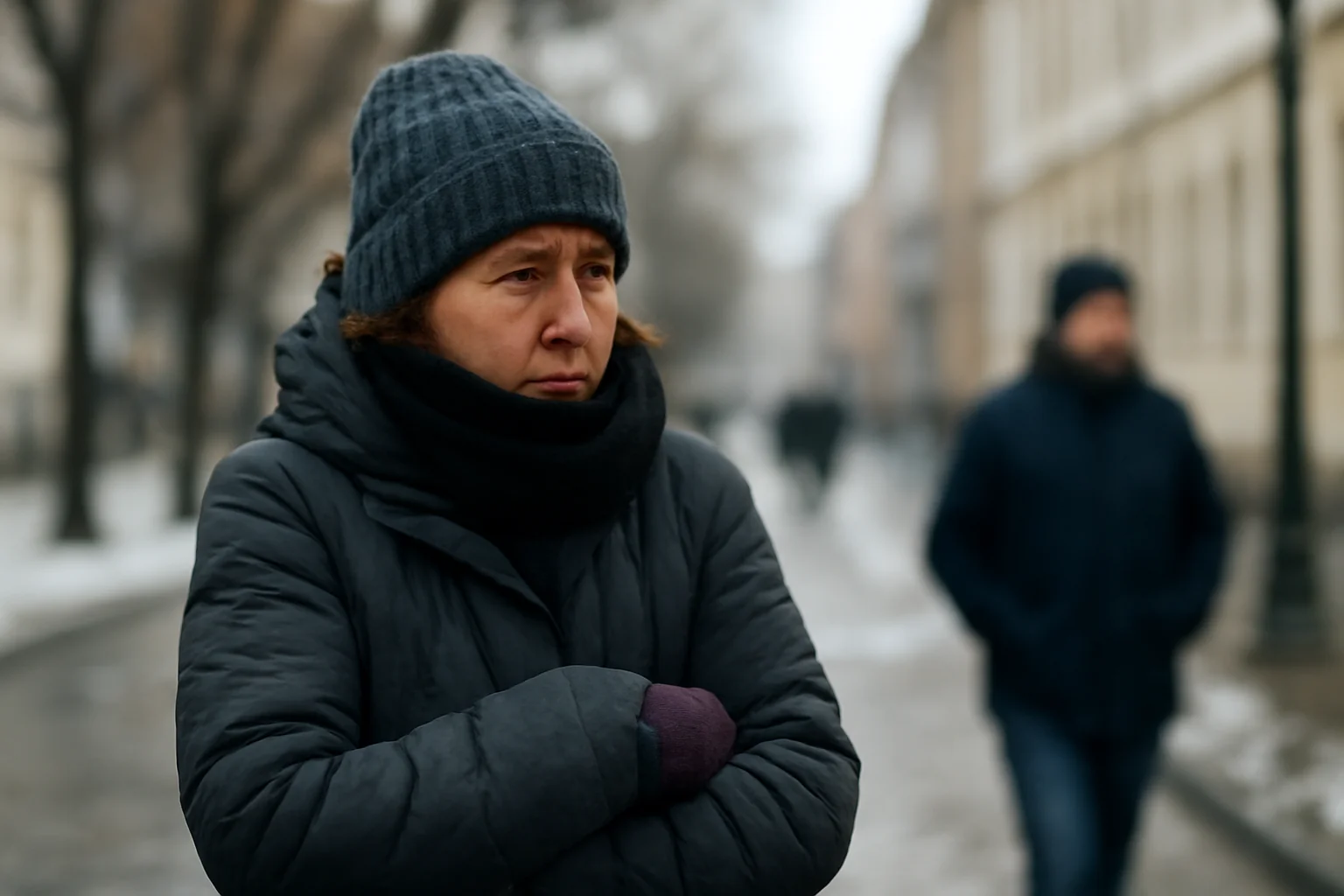 Vreme de iarnă la Sibiu: maxime negative prognozate pentru vineri